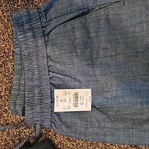NWT~ J. Crew Chambray Drawstring Pant